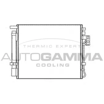 Condenseur, climatisation AUTOGAMMA 105982
