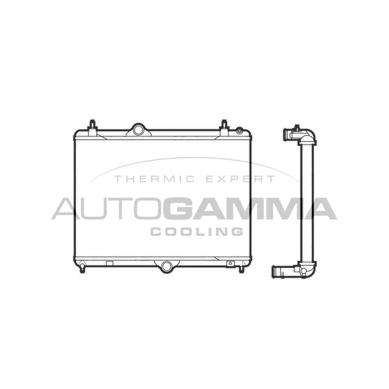 Radiateur, refroidissement du moteur AUTOGAMMA 105987