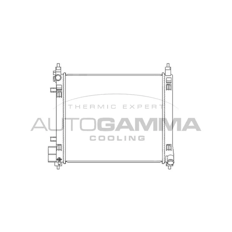 Radiateur, refroidissement du moteur AUTOGAMMA 105993