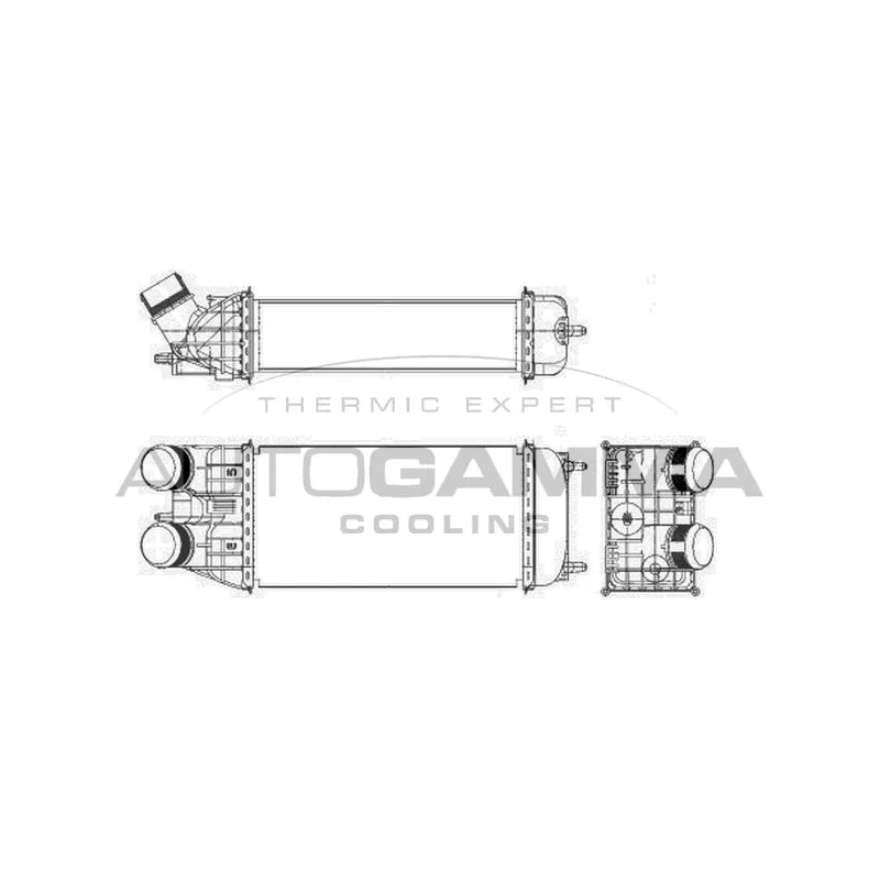 Intercooler, échangeur AUTOGAMMA 105995