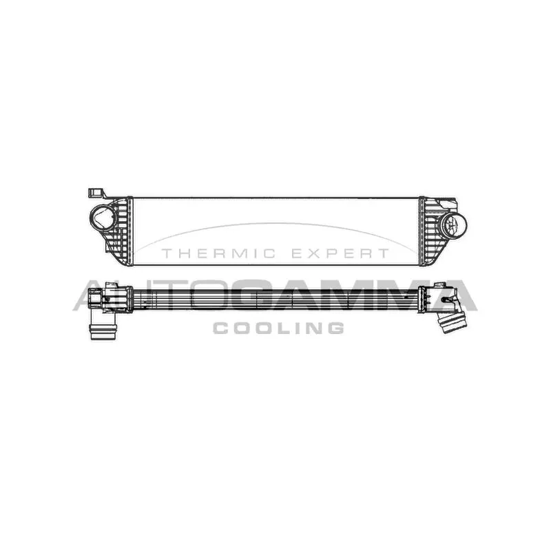 Intercooler, échangeur AUTOGAMMA 105997