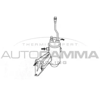 Filtre déshydratant, climatisation AUTOGAMMA 106031