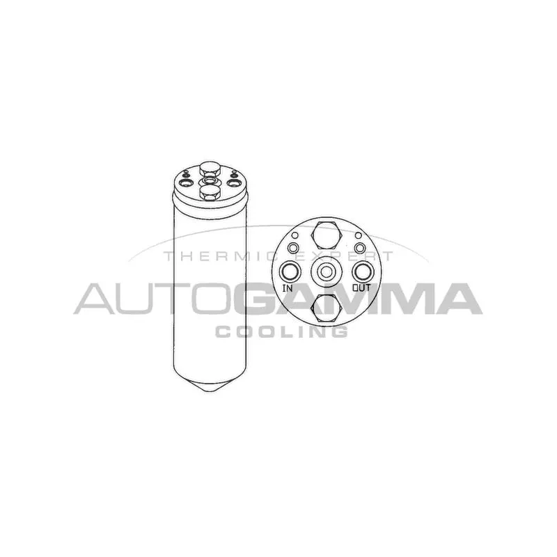 Filtre déshydratant, climatisation AUTOGAMMA 106038