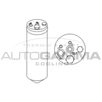 Filtre déshydratant, climatisation AUTOGAMMA 106045