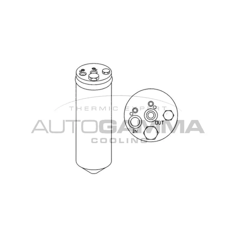 Filtre déshydratant, climatisation AUTOGAMMA 106045