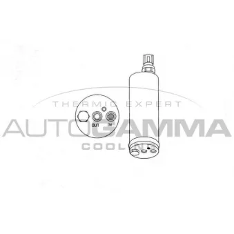 Filtre déshydratant, climatisation AUTOGAMMA 106047