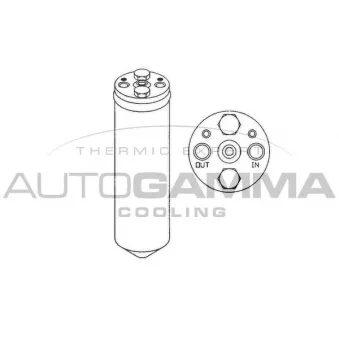 Filtre déshydratant, climatisation AUTOGAMMA 106048