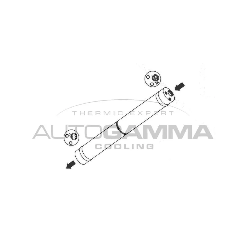 Filtre déshydratant, climatisation AUTOGAMMA 106056