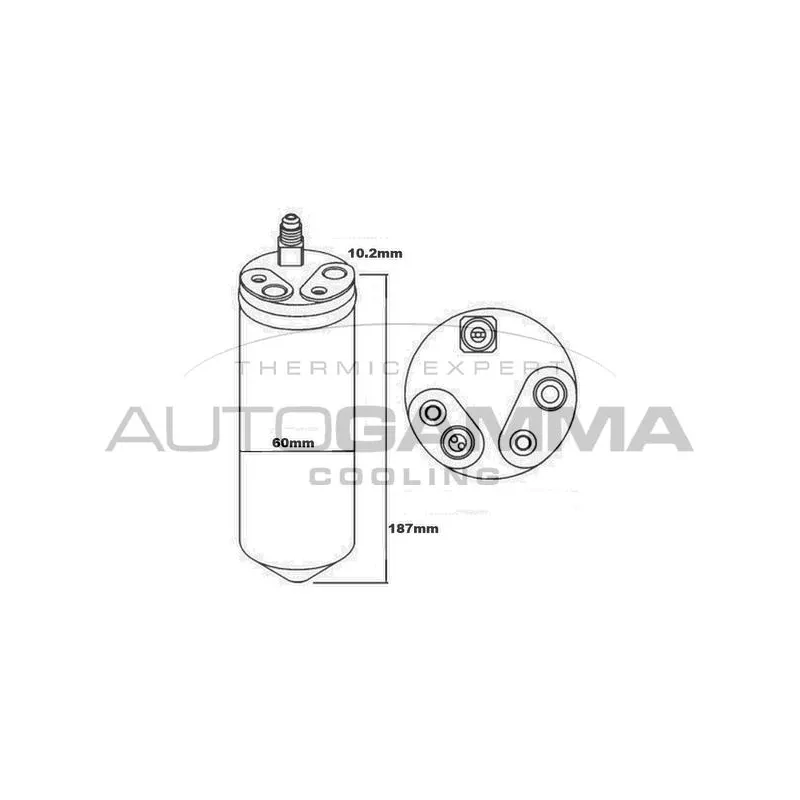 Filtre déshydratant, climatisation AUTOGAMMA 106094