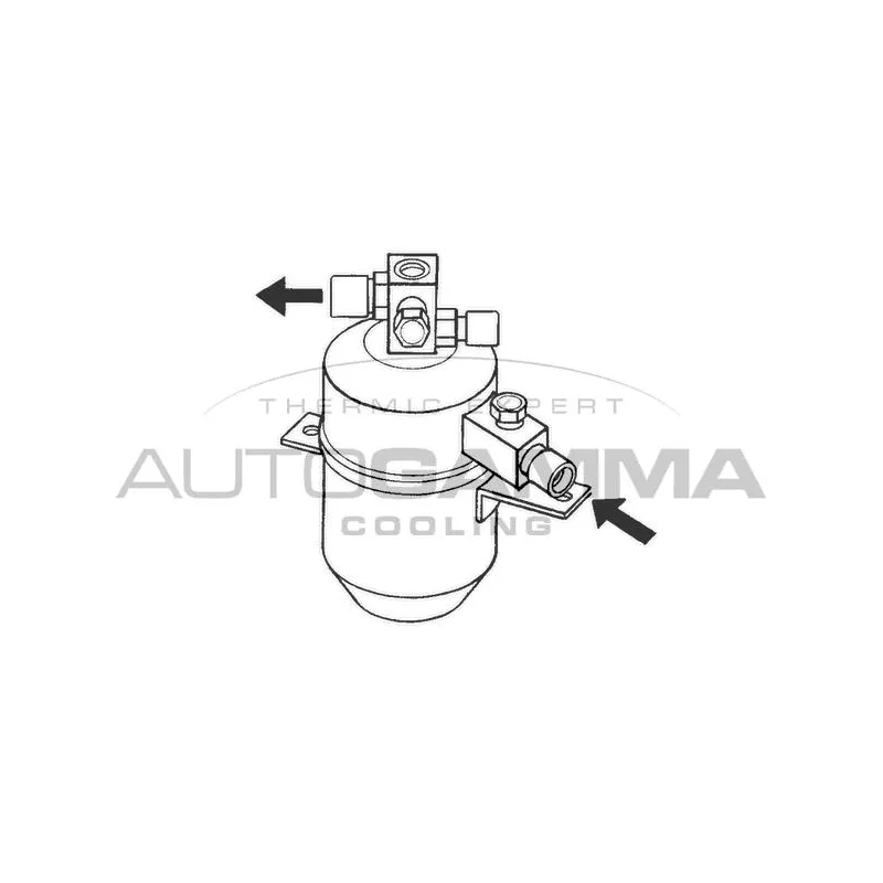 Filtre déshydratant, climatisation AUTOGAMMA 106114