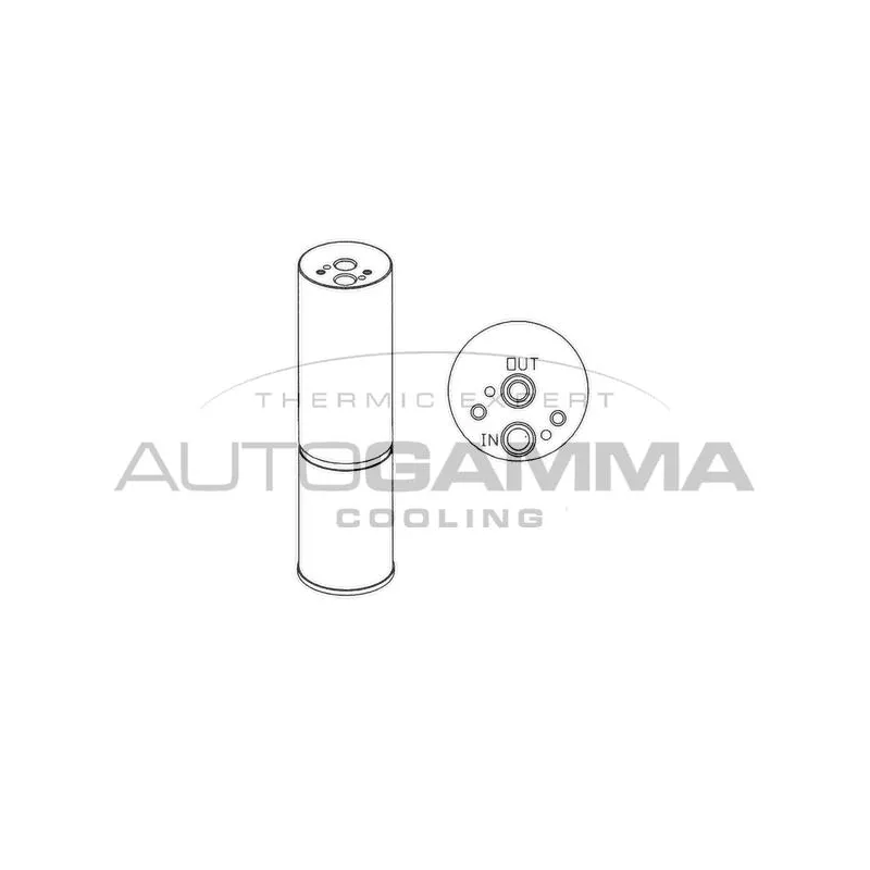 Filtre déshydratant, climatisation AUTOGAMMA 106117