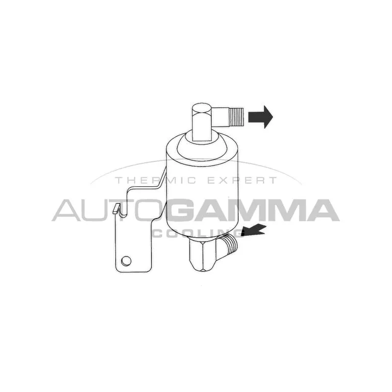 Filtre déshydratant, climatisation AUTOGAMMA 106143