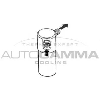 Filtre déshydratant, climatisation AUTOGAMMA 106182