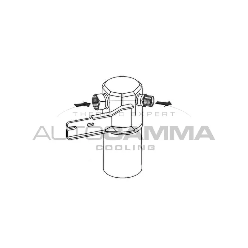 Filtre déshydratant, climatisation AUTOGAMMA 106185