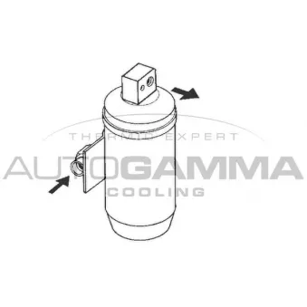 Filtre déshydratant, climatisation AUTOGAMMA 106253