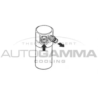 Filtre déshydratant, climatisation AUTOGAMMA 106324