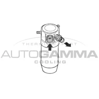 Filtre déshydratant, climatisation AUTOGAMMA 106336