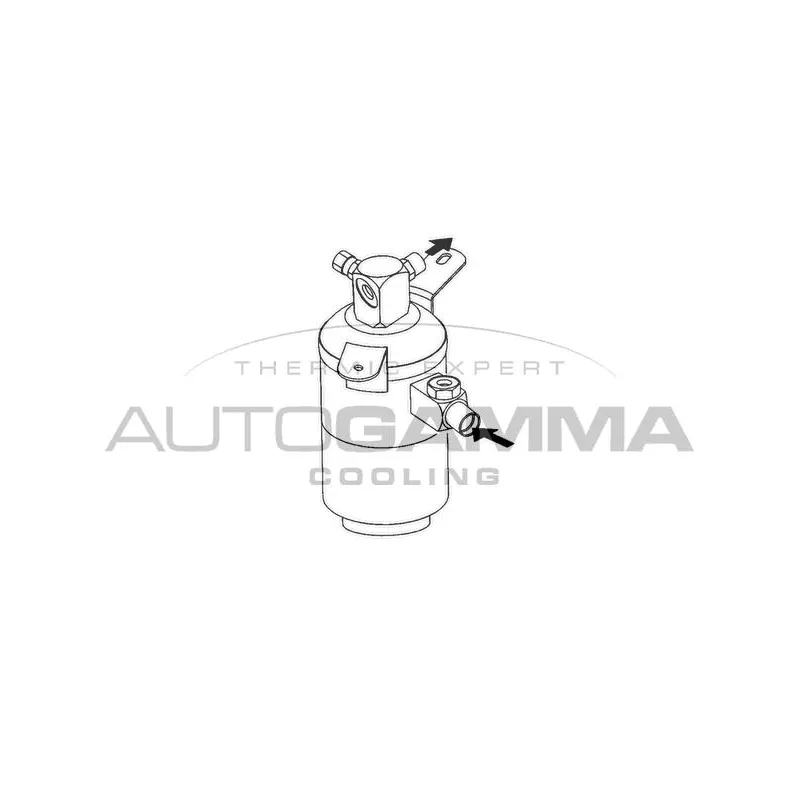 Filtre déshydratant, climatisation AUTOGAMMA 106354