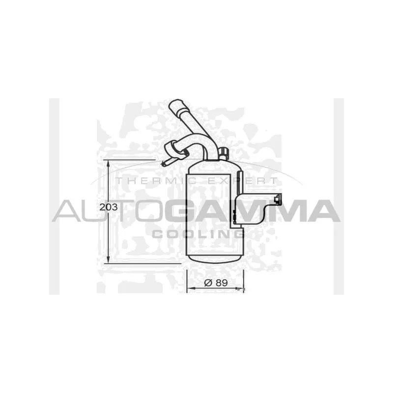 Filtre déshydratant, climatisation AUTOGAMMA 106387