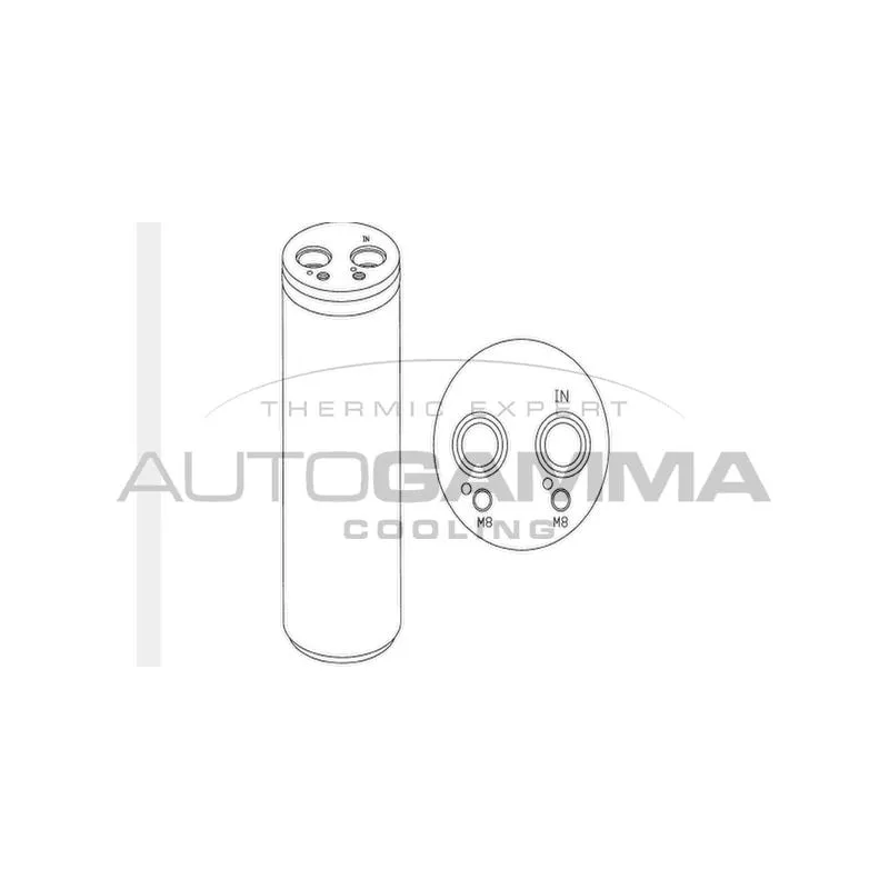 Filtre déshydratant, climatisation AUTOGAMMA 106399