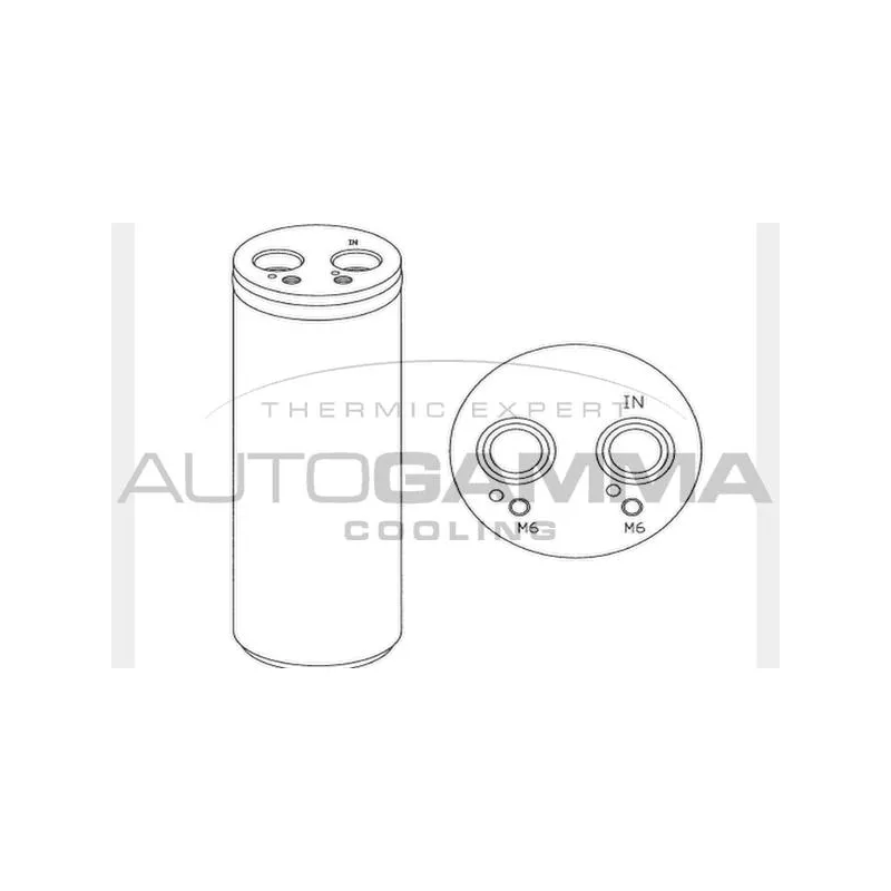 Filtre déshydratant, climatisation AUTOGAMMA 106400
