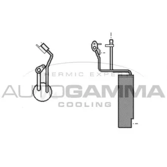Filtre déshydratant, climatisation AUTOGAMMA 106433