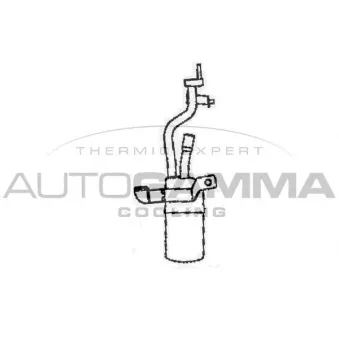 Filtre déshydratant, climatisation AUTOGAMMA 106472