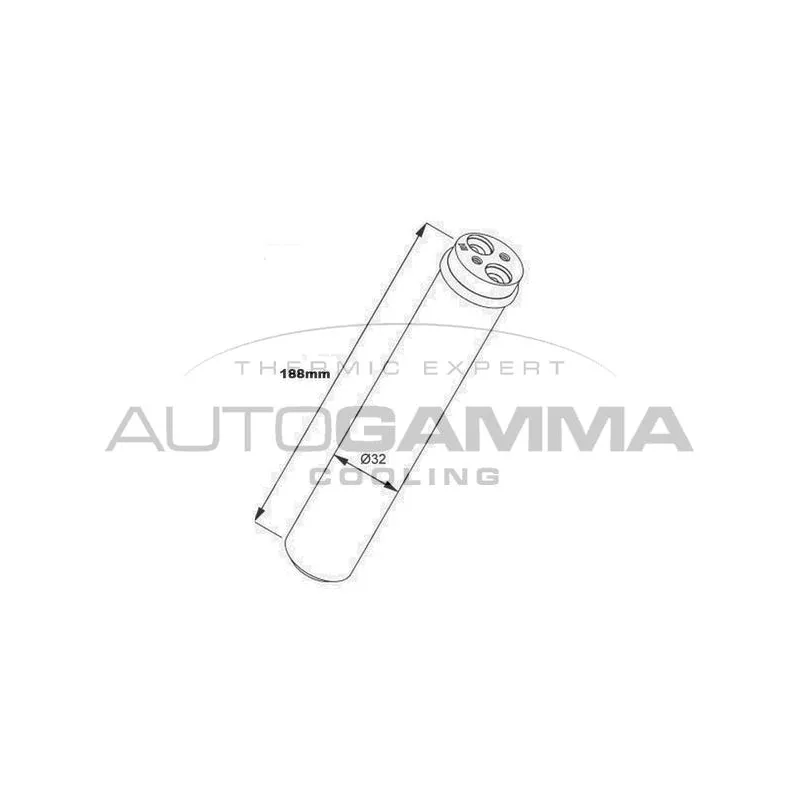 Filtre déshydratant, climatisation AUTOGAMMA 106475