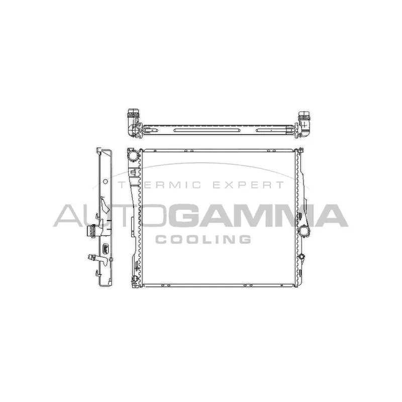 Radiateur, refroidissement du moteur AUTOGAMMA 107008