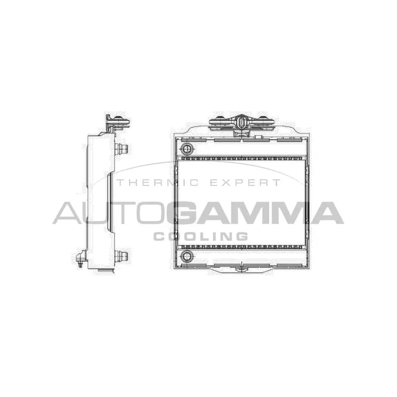 Radiateur, refroidissement du moteur AUTOGAMMA 107009