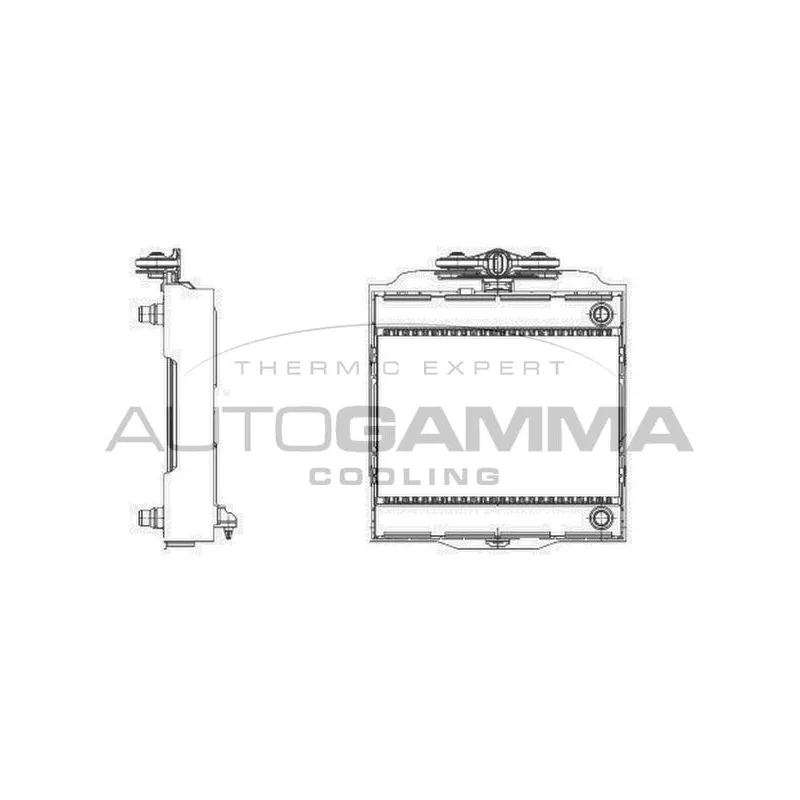 Radiateur, refroidissement du moteur AUTOGAMMA 107010