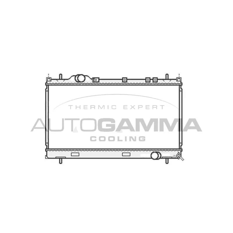 Radiateur, refroidissement du moteur AUTOGAMMA 107015