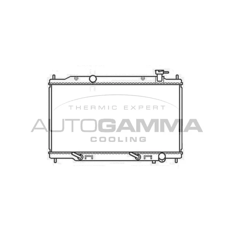 Radiateur, refroidissement du moteur AUTOGAMMA 107017