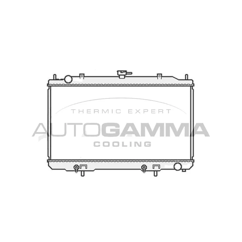 Radiateur, refroidissement du moteur AUTOGAMMA 107018
