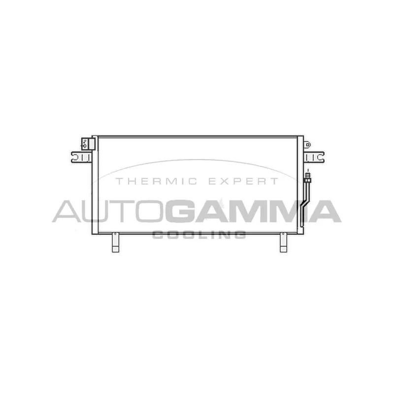 Condenseur, climatisation AUTOGAMMA 107019