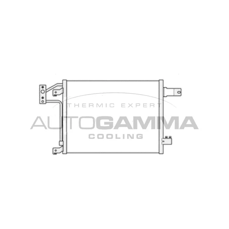 Condenseur, climatisation AUTOGAMMA 107021