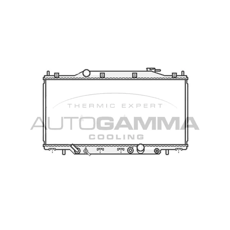 Radiateur, refroidissement du moteur AUTOGAMMA 107022