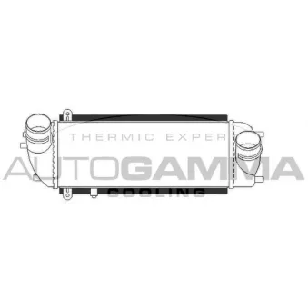 Intercooler, échangeur AUTOGAMMA 107027