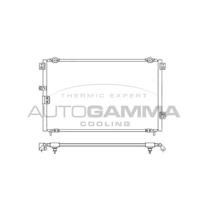 Condenseur, climatisation AUTOGAMMA 107032