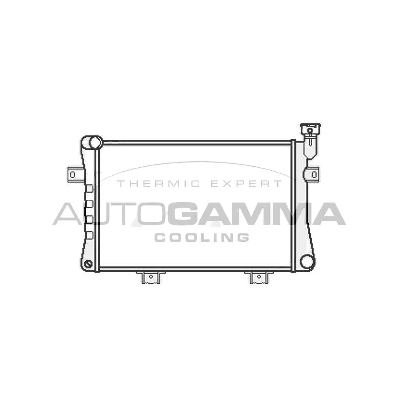 Radiateur, refroidissement du moteur AUTOGAMMA 107034