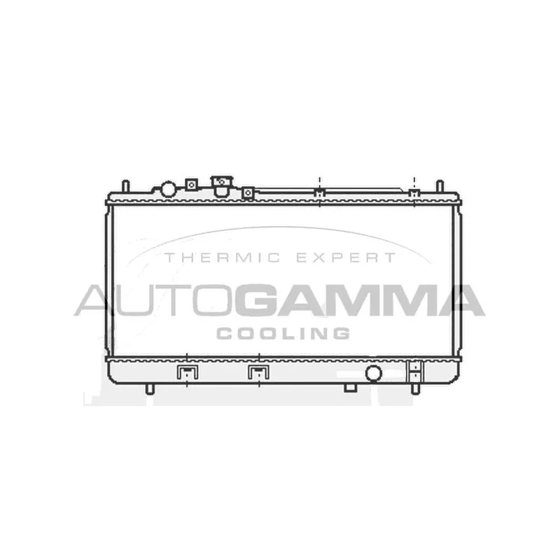 Radiateur, refroidissement du moteur AUTOGAMMA 107038