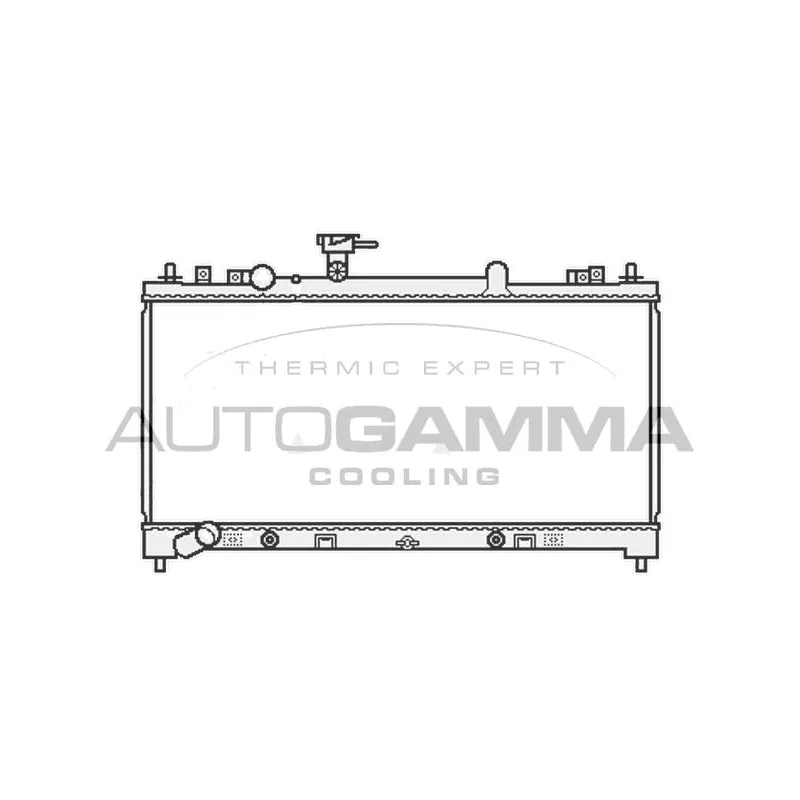 Radiateur, refroidissement du moteur AUTOGAMMA 107039