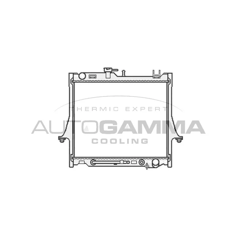 Radiateur, refroidissement du moteur AUTOGAMMA 107045