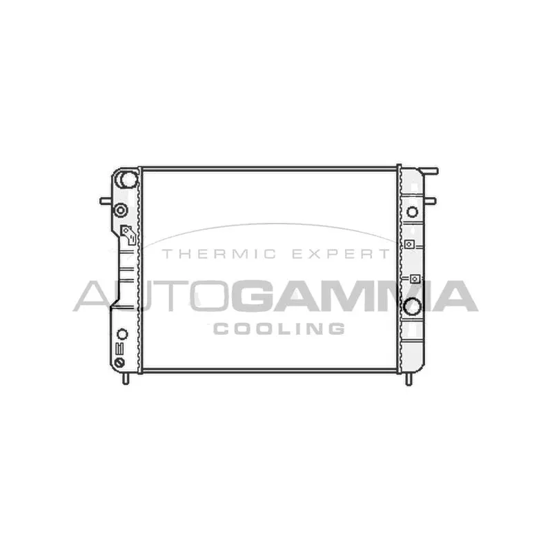 Radiateur, refroidissement du moteur AUTOGAMMA 107047