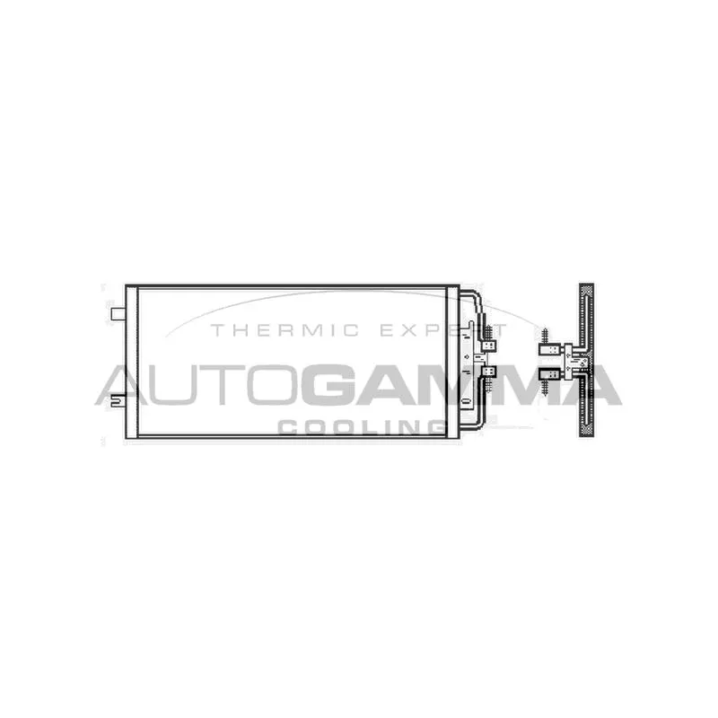 Condenseur, climatisation AUTOGAMMA 107048