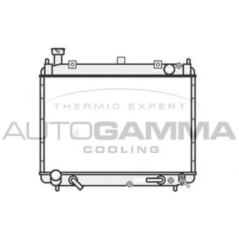 Radiateur, refroidissement du moteur AUTOGAMMA 107056