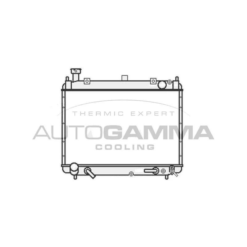 Radiateur, refroidissement du moteur AUTOGAMMA 107056