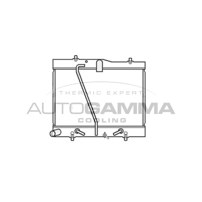 Radiateur, refroidissement du moteur AUTOGAMMA 107060