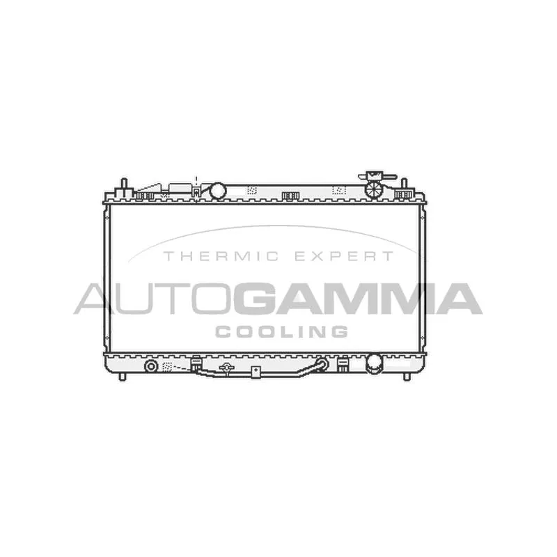 Radiateur, refroidissement du moteur AUTOGAMMA 107061