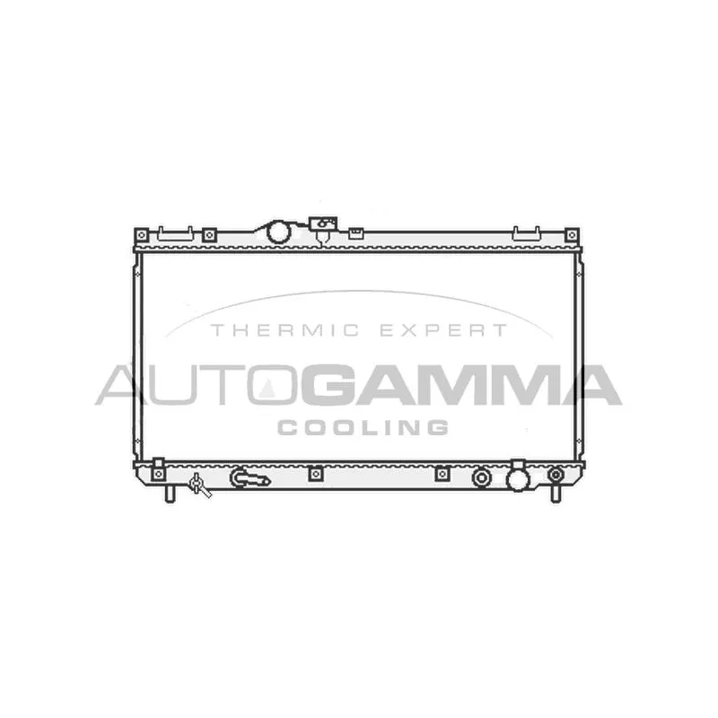 Radiateur, refroidissement du moteur AUTOGAMMA 107063